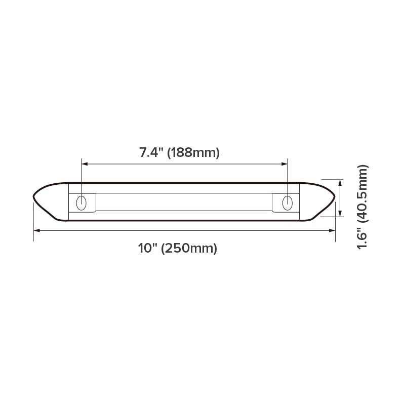 Dream Lighting LED Awning Light/Cool White - 6000K : DL-123-1535-C-1PK