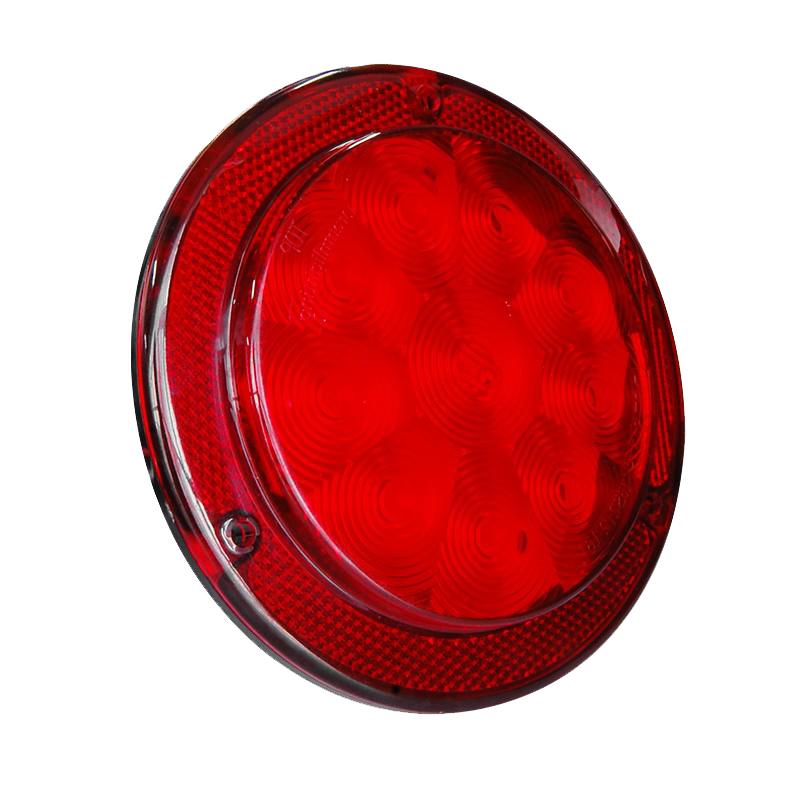 Dream Lighting LED Red Round Tail Light Combo : DL-3110501R-1PK