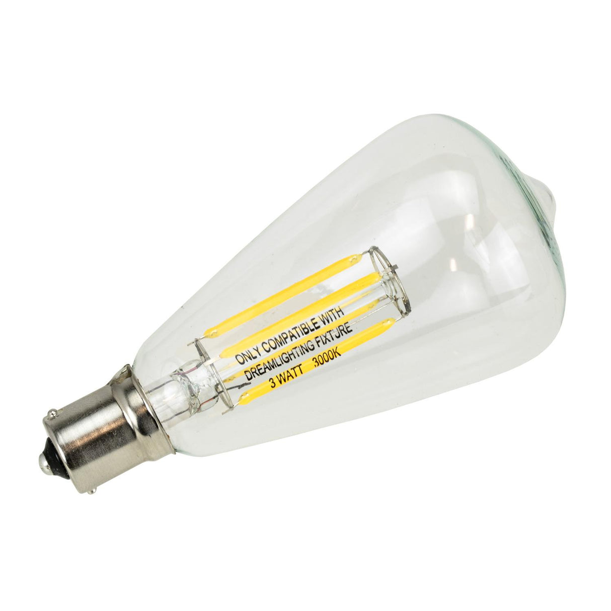 Dream Lighting LED Edison Bulb/Warm White - 3000K : DL-EDB-3000K-1PK