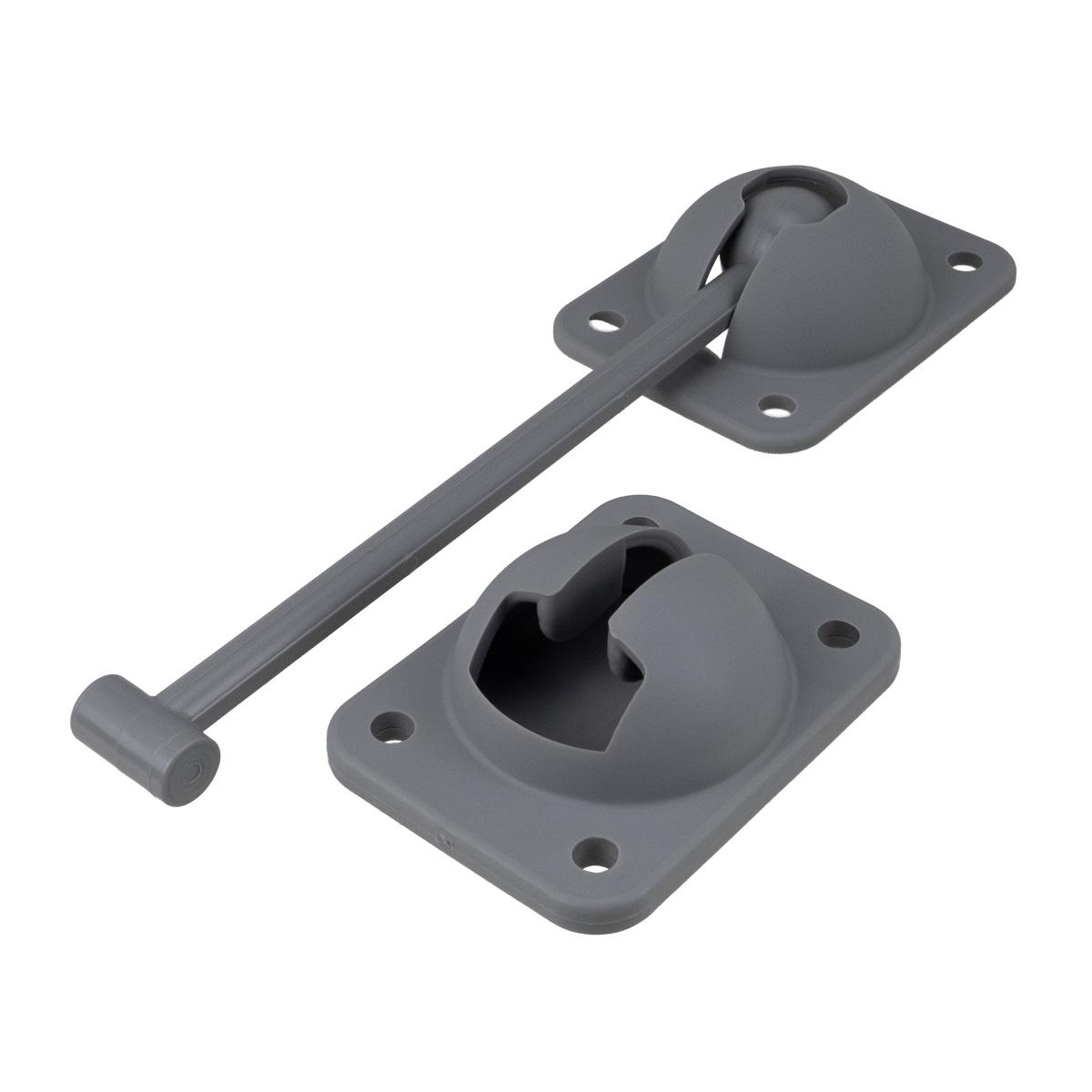 Global Link 6" T-Style Door Holdback, Gray : DRS-DH6-GRAY