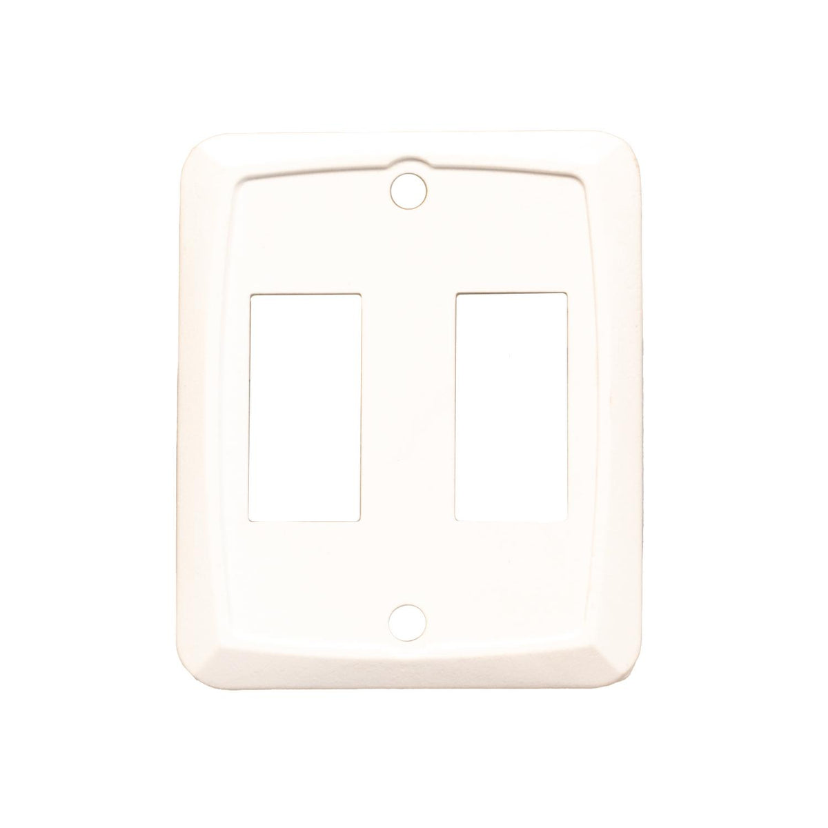 Sigma Switches Double Switch Plate, White : EP-P7201-WHT