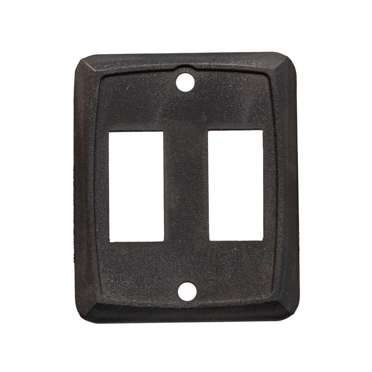 Sigma Switches Double Switch Plate, Black : EP-P7215-BLK