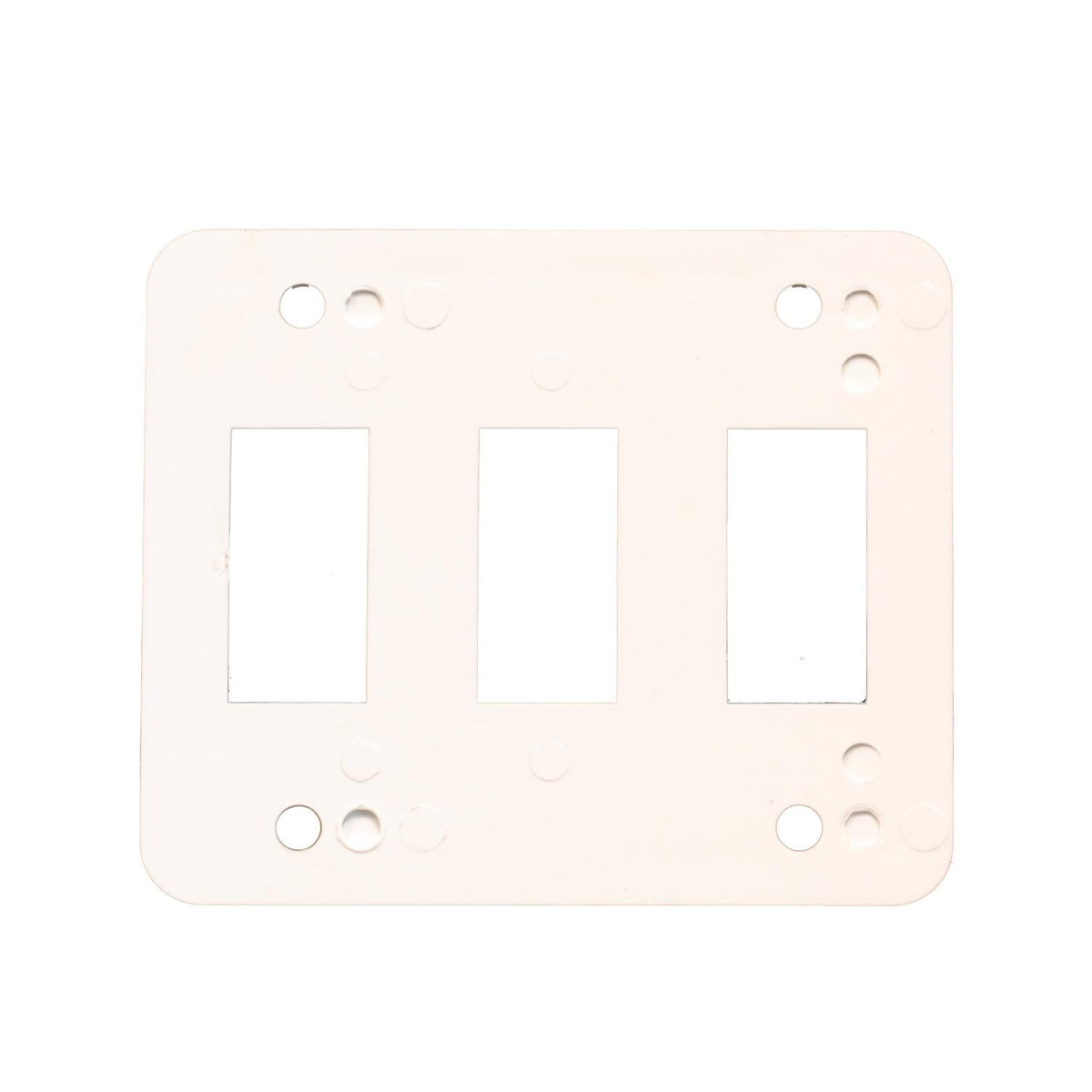 Sigma Switches Triple Switch Plate, White : EP-P7301-WHT