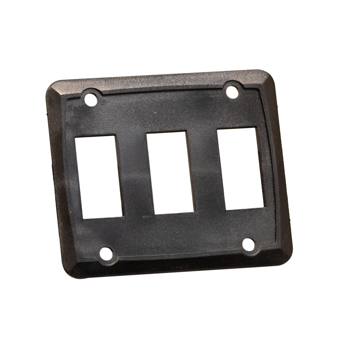Sigma Switches Triple Switch Plate, Black : EP-P7315-BLK