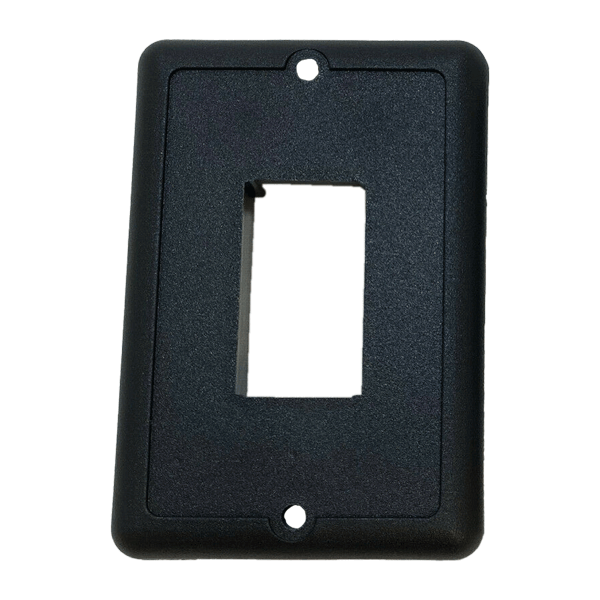 Sigma Switches Mounting plate for 129/260 Switch with Gasket, Black : EP-SP016915-BLK