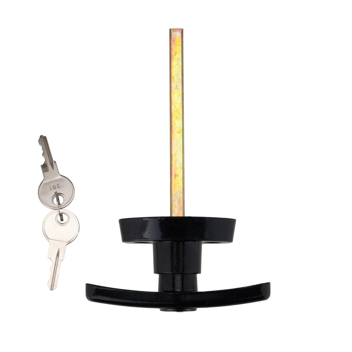 Global Link Pro T-Handle Garage Lock, Keyed ALike, Black : GDL-TH50KA-BLK