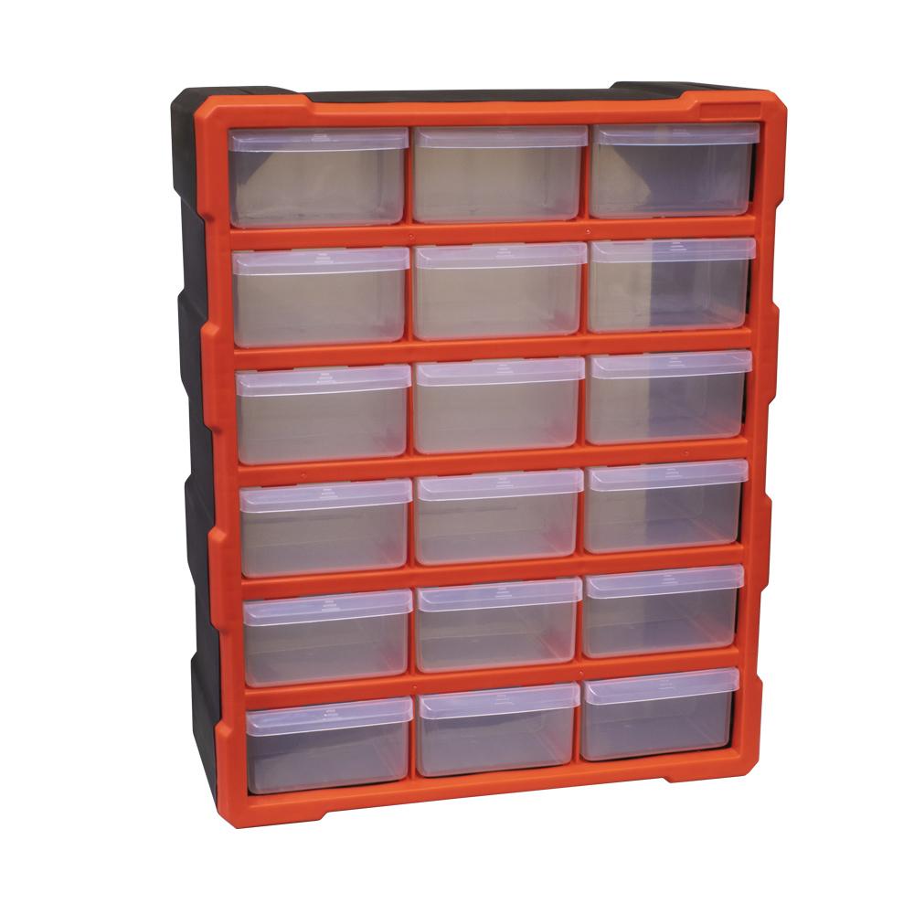 18 Drawer Cabinet - Red/Black : KEY-CABINET-18