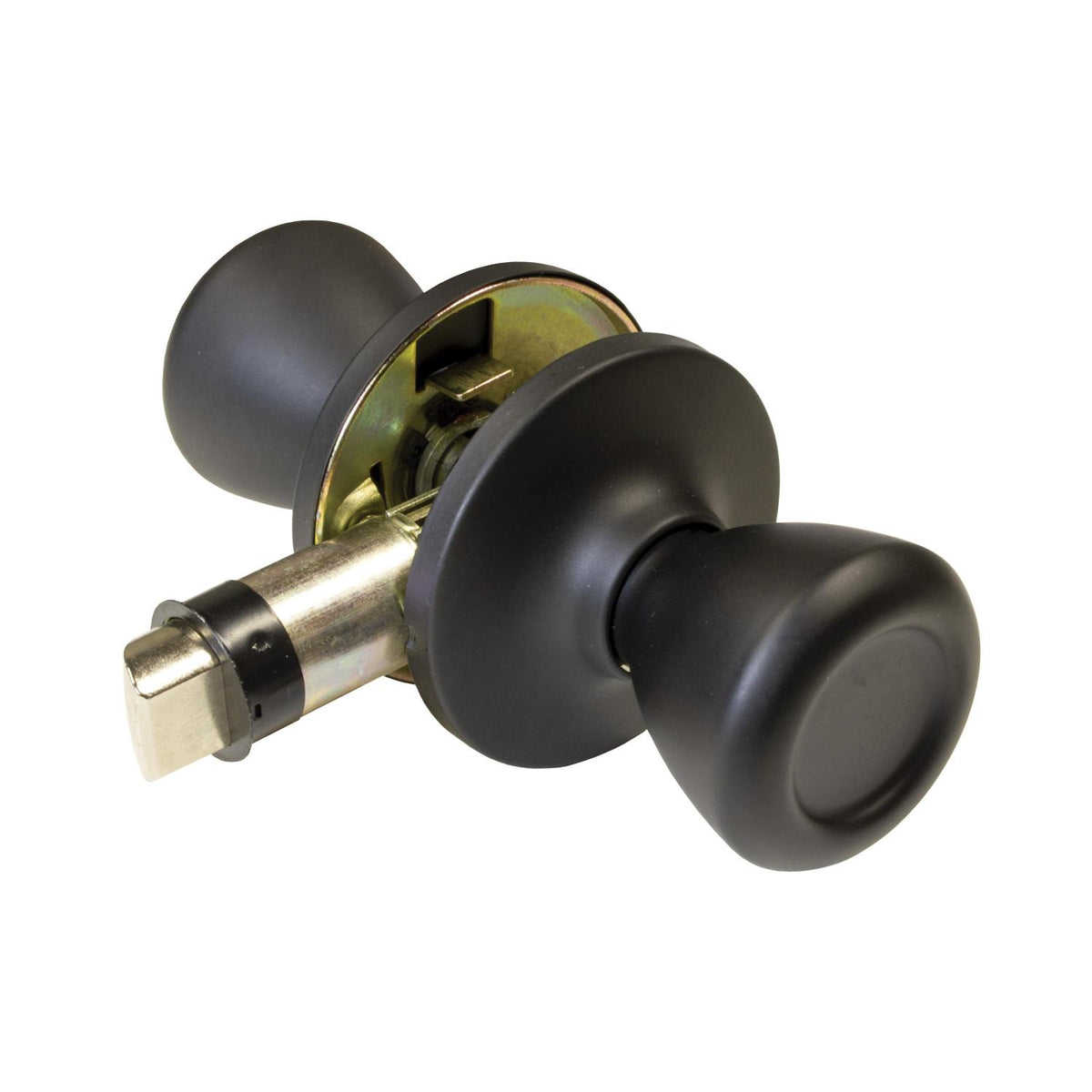 Global Link RV Interior Passage Door Knob, Matte Black : LSK-C2-MB-1PK