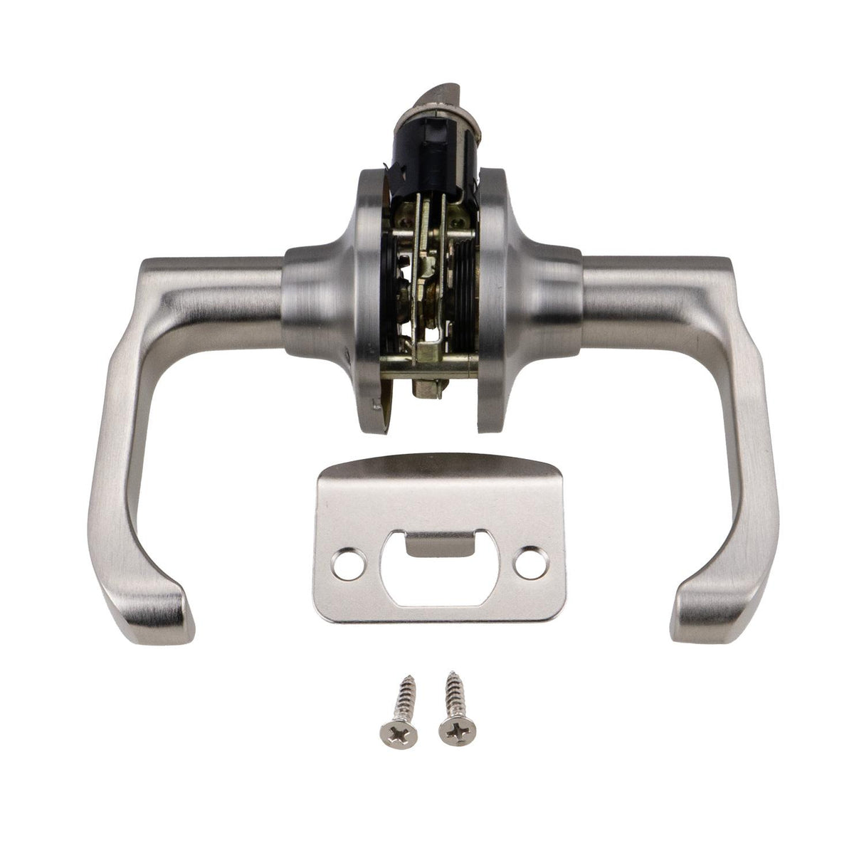Global Link RV Interior Locking Lever Set, Brushed Satin Nickel : LSL-806PV-BSN