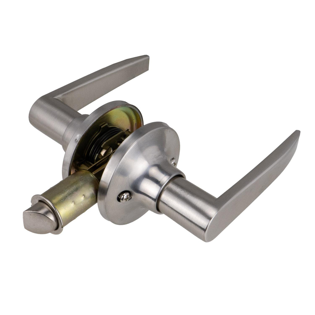Global Link Aluminum RV Interior Lever Style Passage Lockset, Brushed Satin Nickel : LSL-909PSAL-BSN