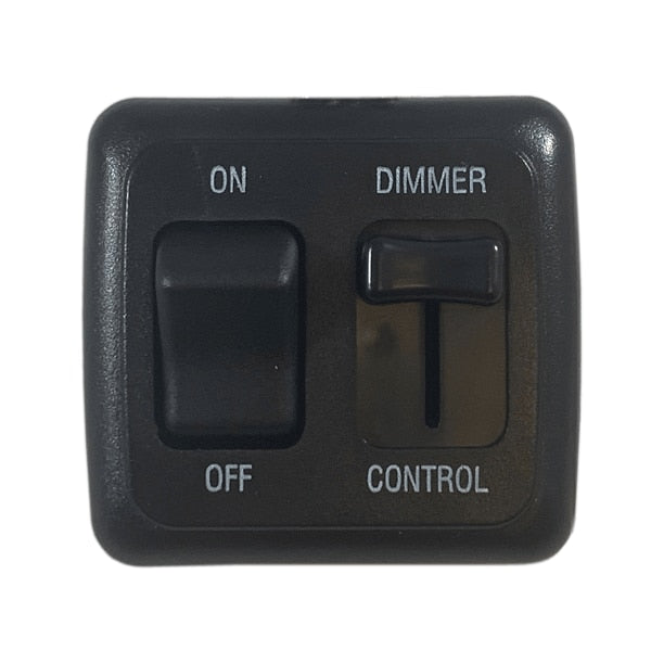 Black Dimmer Switch with Power Switch & Light Level Adjuster : LT-DIMMER-BLK