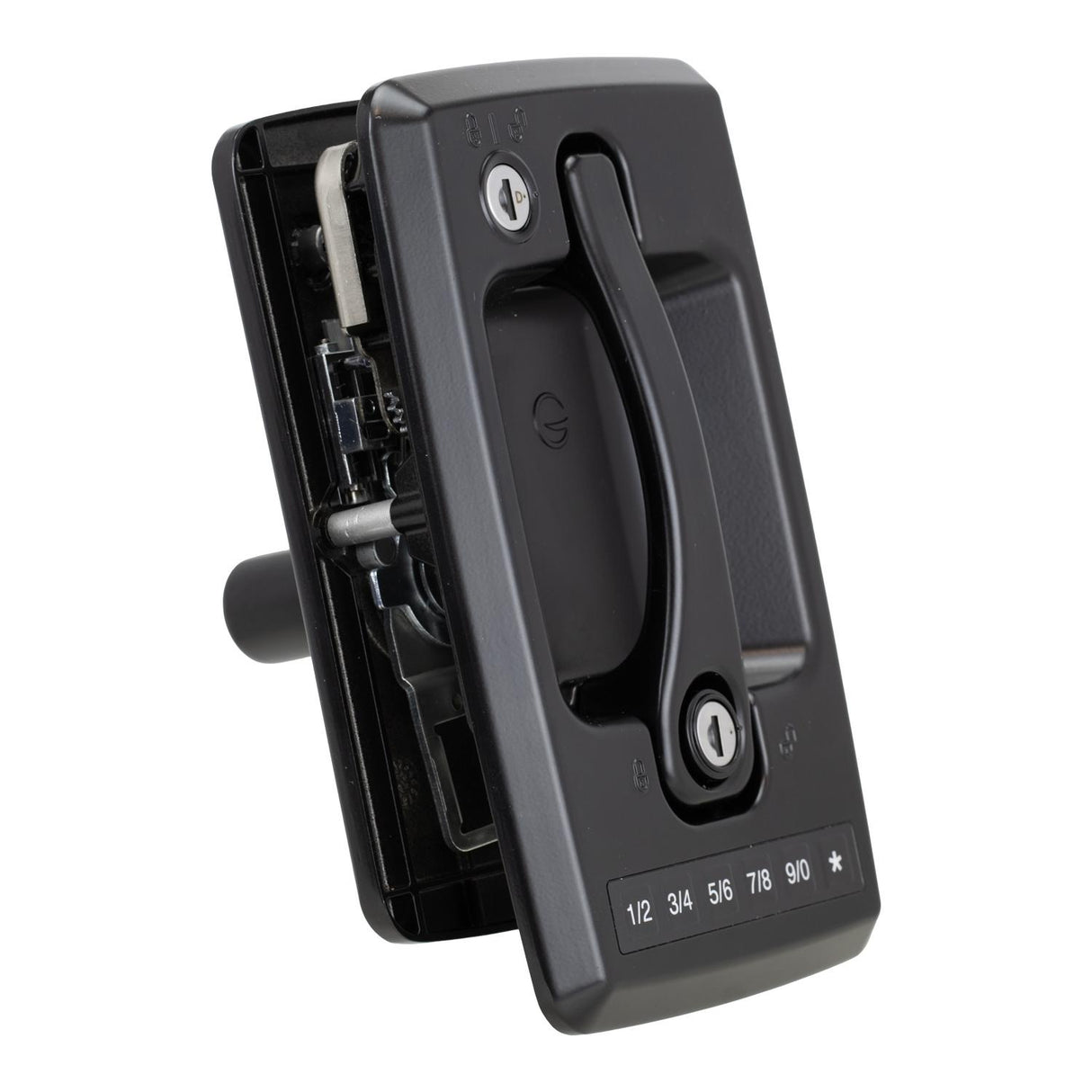 Global Link Ultra Pro ES Bluetooth Motor Coach Entry Lock with Direct Rotary Module, Black Powder Coat : MRLBT-42560-2006-1PK