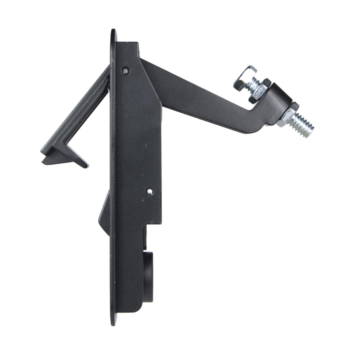 Global Link Pivot Latch, Long Body, Long Arm, Non-Locking, Black Powder Coat : PL-LLN-10213-2006-1PK