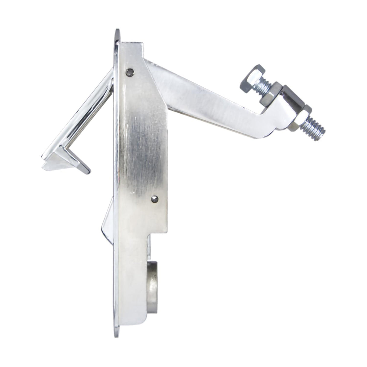 Global Link Pivot Latch, Long Body, Long Arm, Non-Locking, Polished Chrome : PL-LLN-10213-PC-1PK