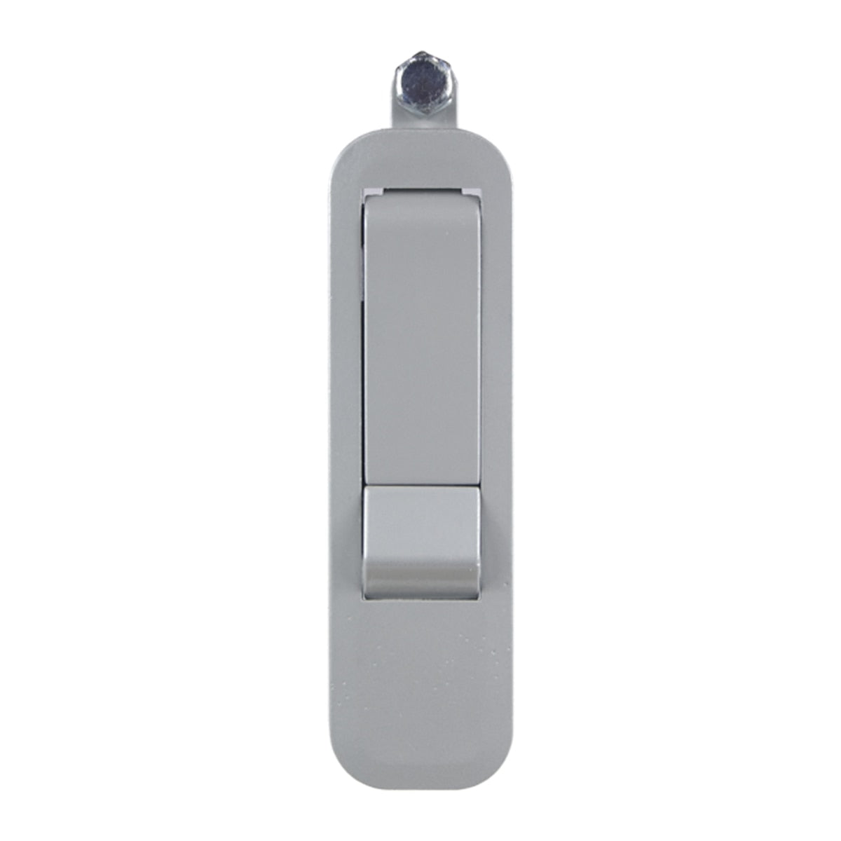 PL-LSN-10206-3000 Non-Locking Pivot Latch, Long Body, Long Arm, Silver Powder Coat : PL-LSN-10206-3000