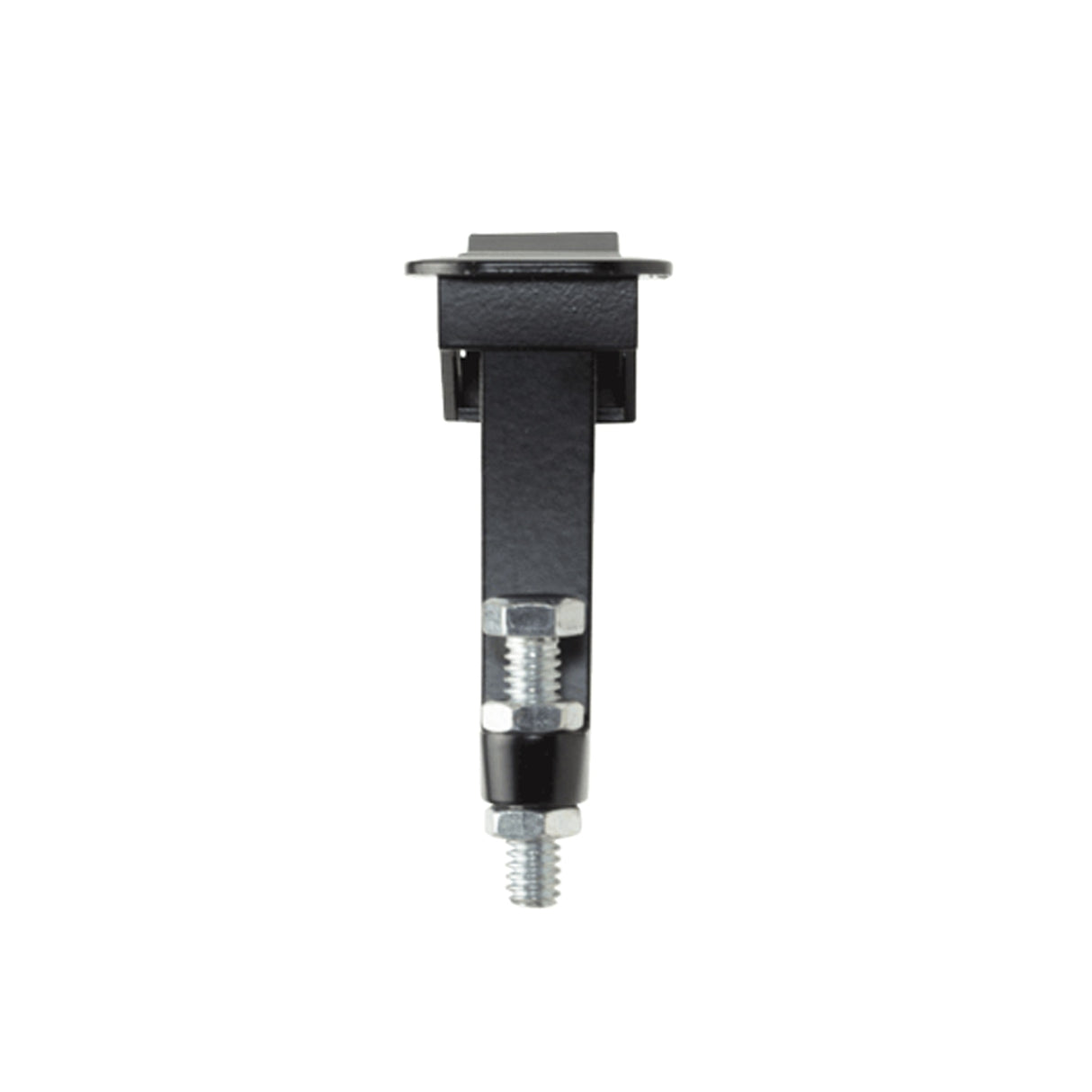 Global Link Pivot Latch, Short Body, Long Arm, Non-Locking, Black Powder Coat : PL-SLN-10205-2006