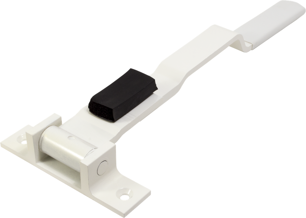 Global Link Swivel Bar Assembly with Foam Pad, 2 Hole Pattern, White Powder Coat : SB-65008-9009