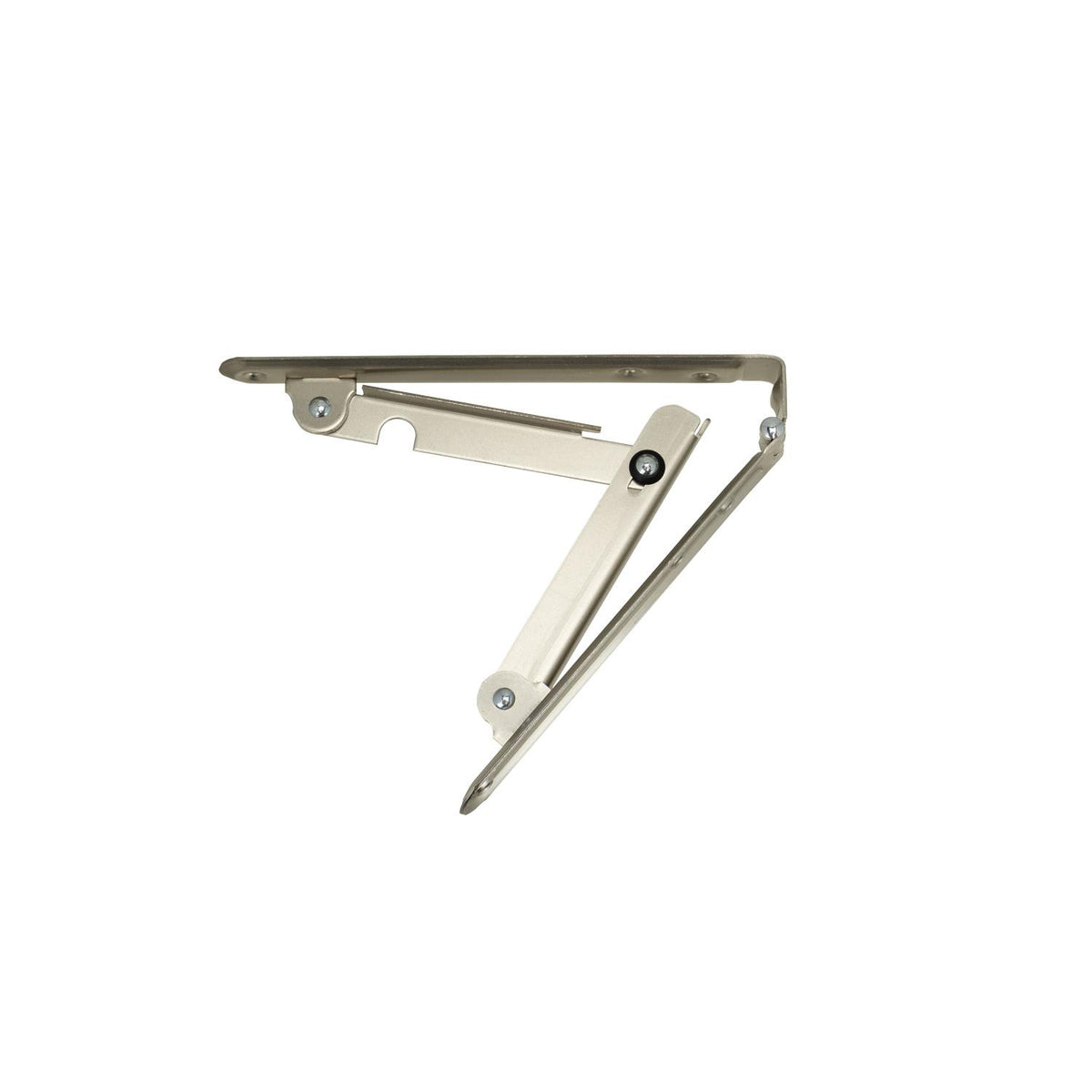Global Link 8" x 8" Folding Bracket, Satin Nickel : SH-FB8X8-SN