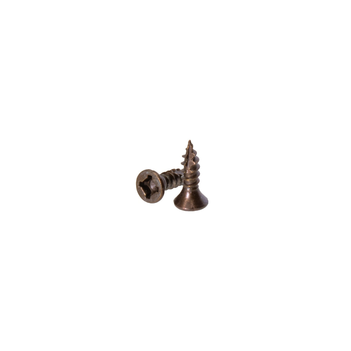 500 Pack - #6 x 1/2 Flat Quad Type 17-Stat Bronze : SP-612FQA17SB-500