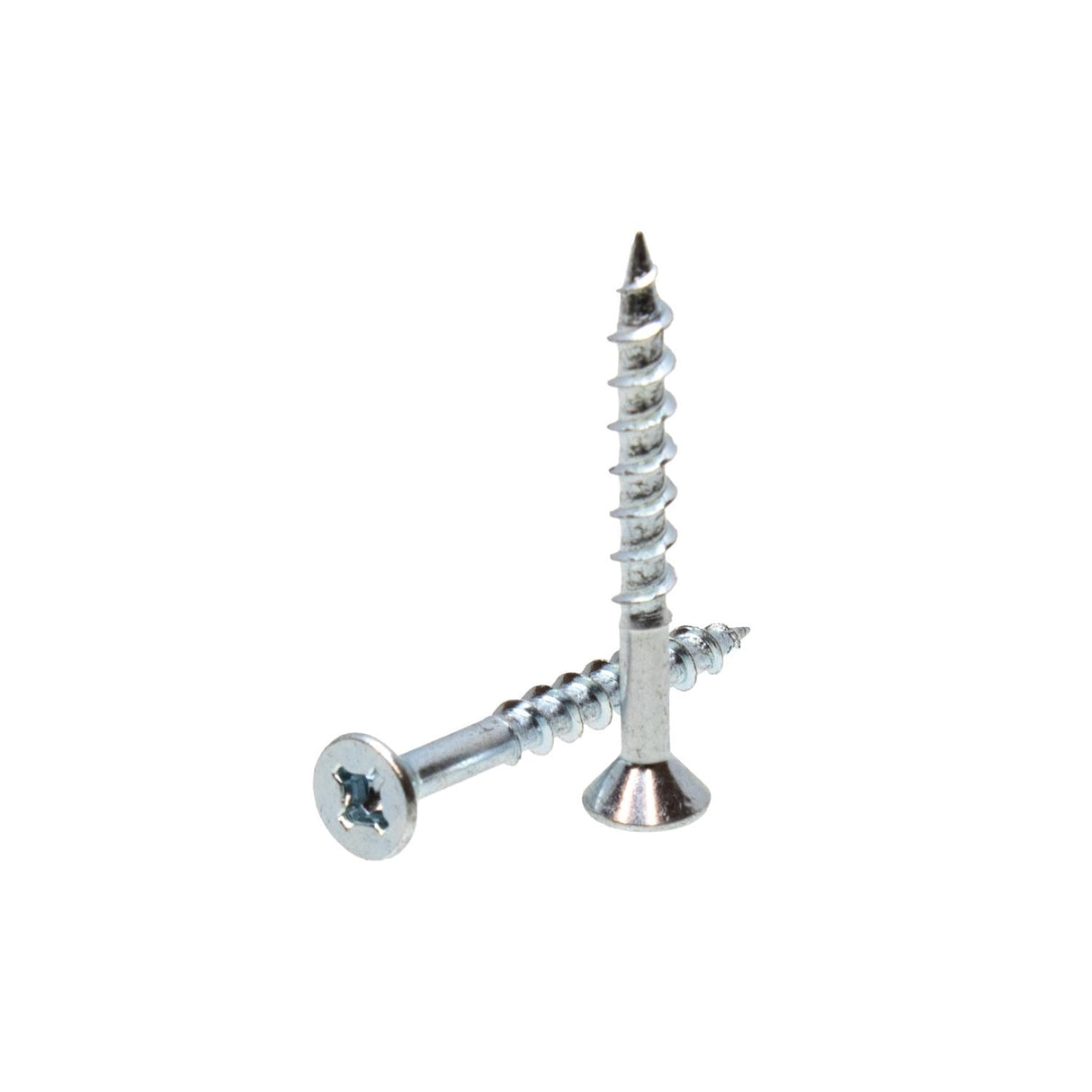 500 Pack - #8-9 x 1 1/2 Flat, Quad, 2/3 Deep Thread-Zinc Plated : SP-8112FQ23DTZ-500
