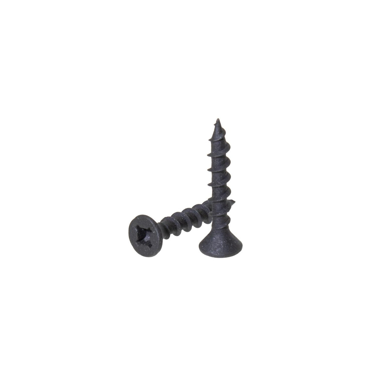 500 Pack - #8 X 1 Flat Quad Deep Thread-Black Ox : SP-81FQDTBO-500
