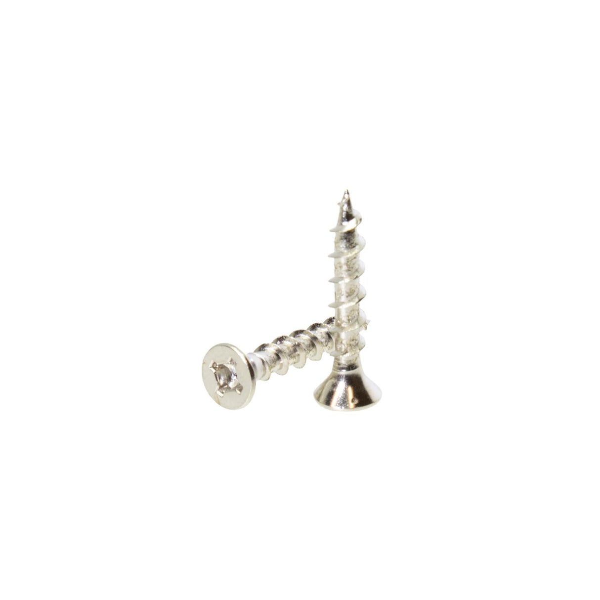 500 Pack - #8 X1 Flat Quad Deep Thread-Nickel : SP-81FQDTN-500