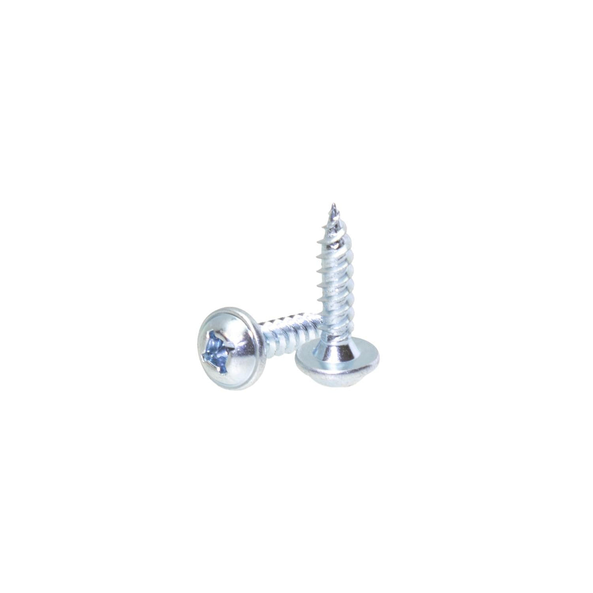 500 Pack - #8 x 3/4" Round Washer Quad Fast Thread-Zinc Plated : SP-834RWQFZ-500