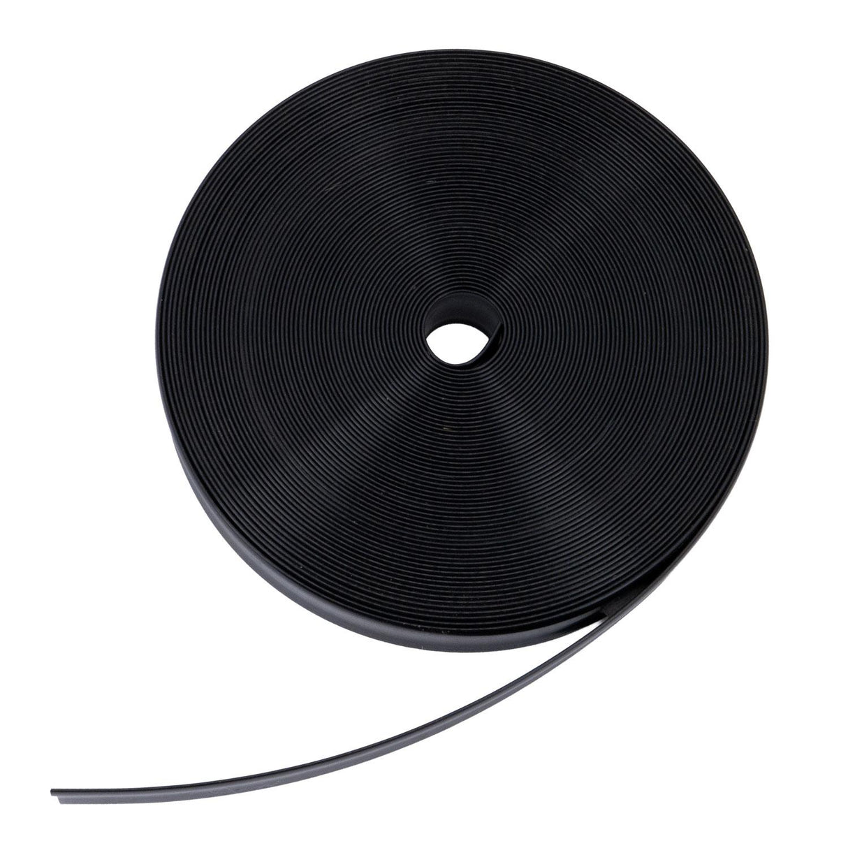 Global Link 50 Foot Roll of Vinyl Screw Cover Trim, Black : TRIM-SC1POLYBL-50