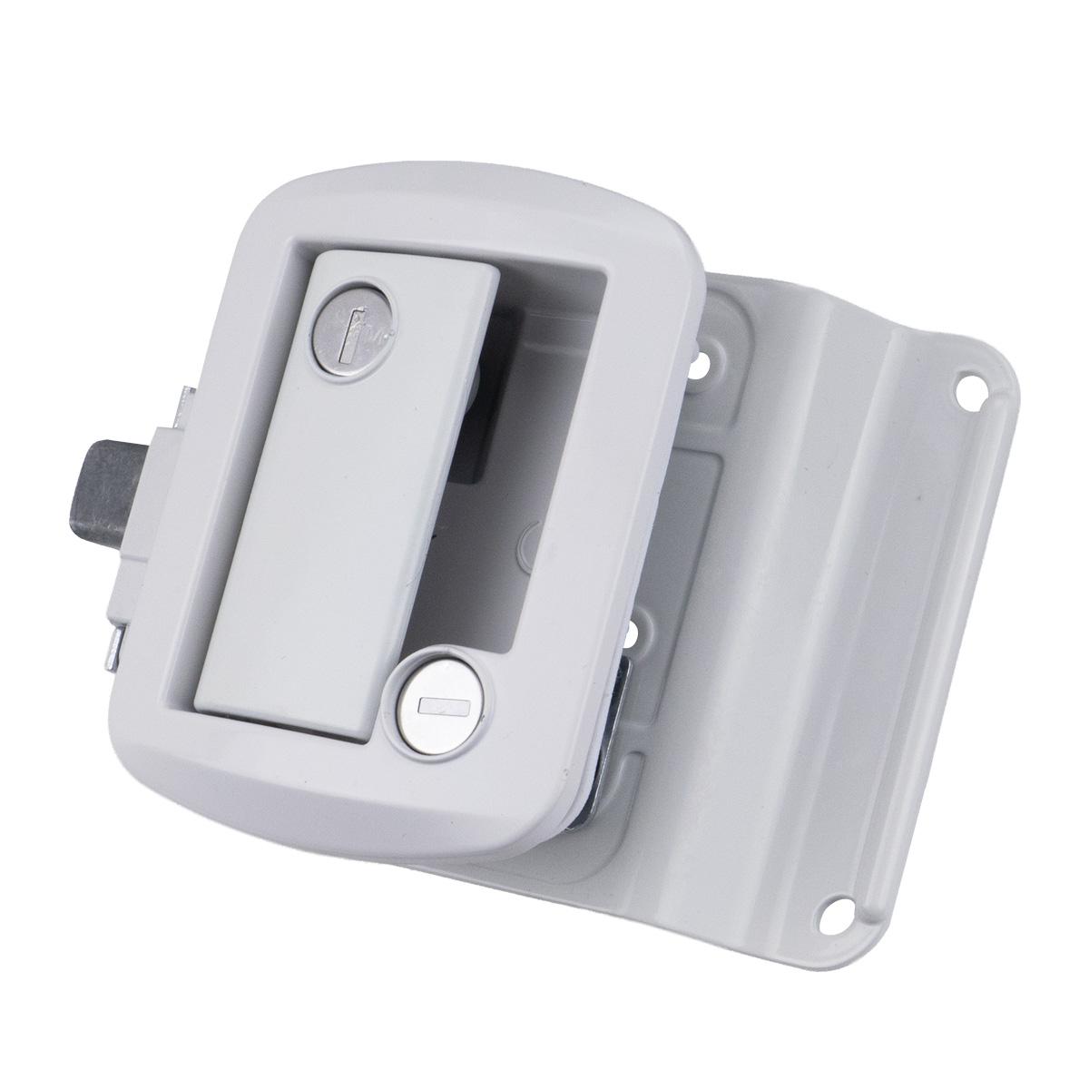 Global Link Classic Pro Travel Trailer Entrance Lock, Key Codes #346–#350, White Powder Coat : TTL-43611-9009-1PK