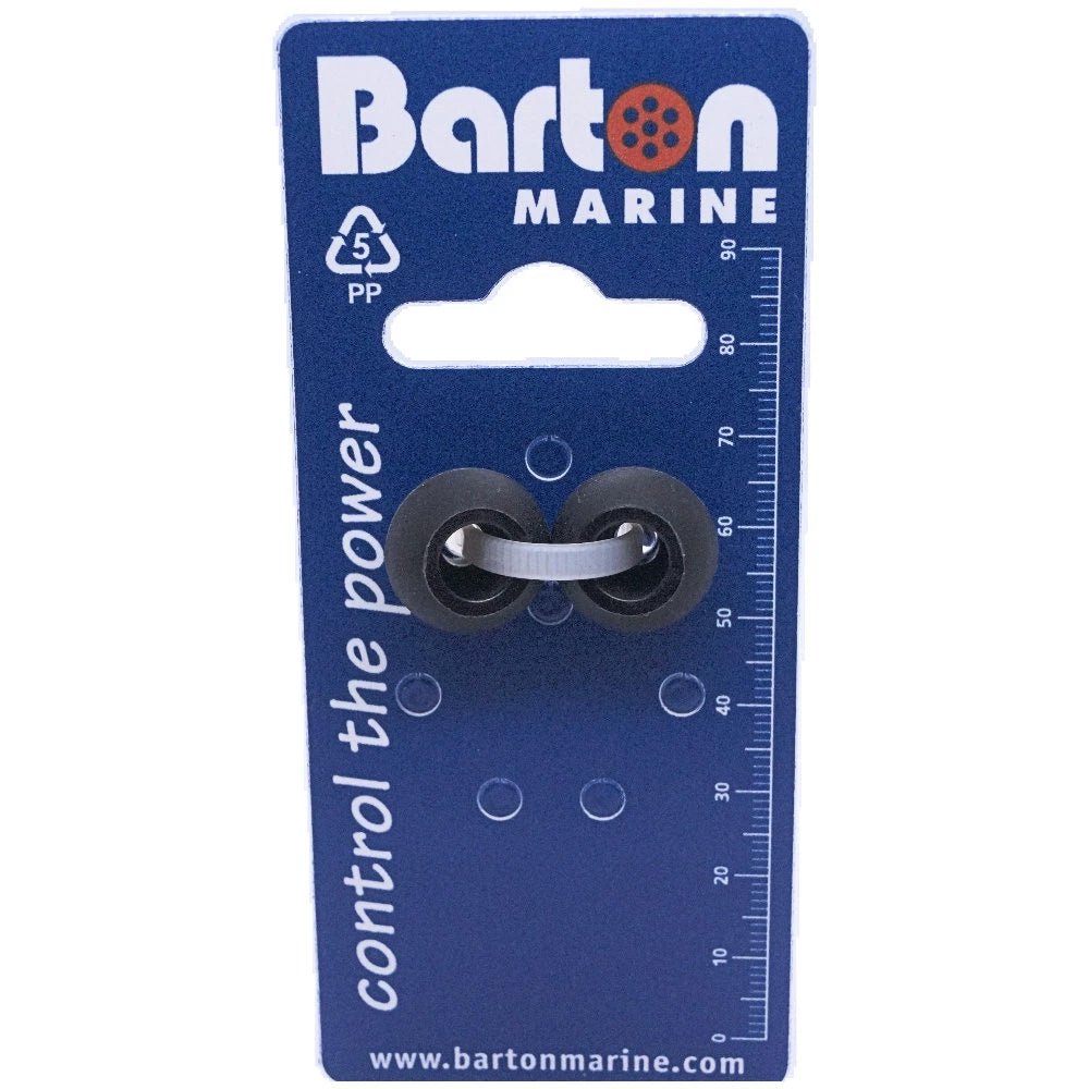 Barton 4mm Rope Stoppers Black Pair 42812