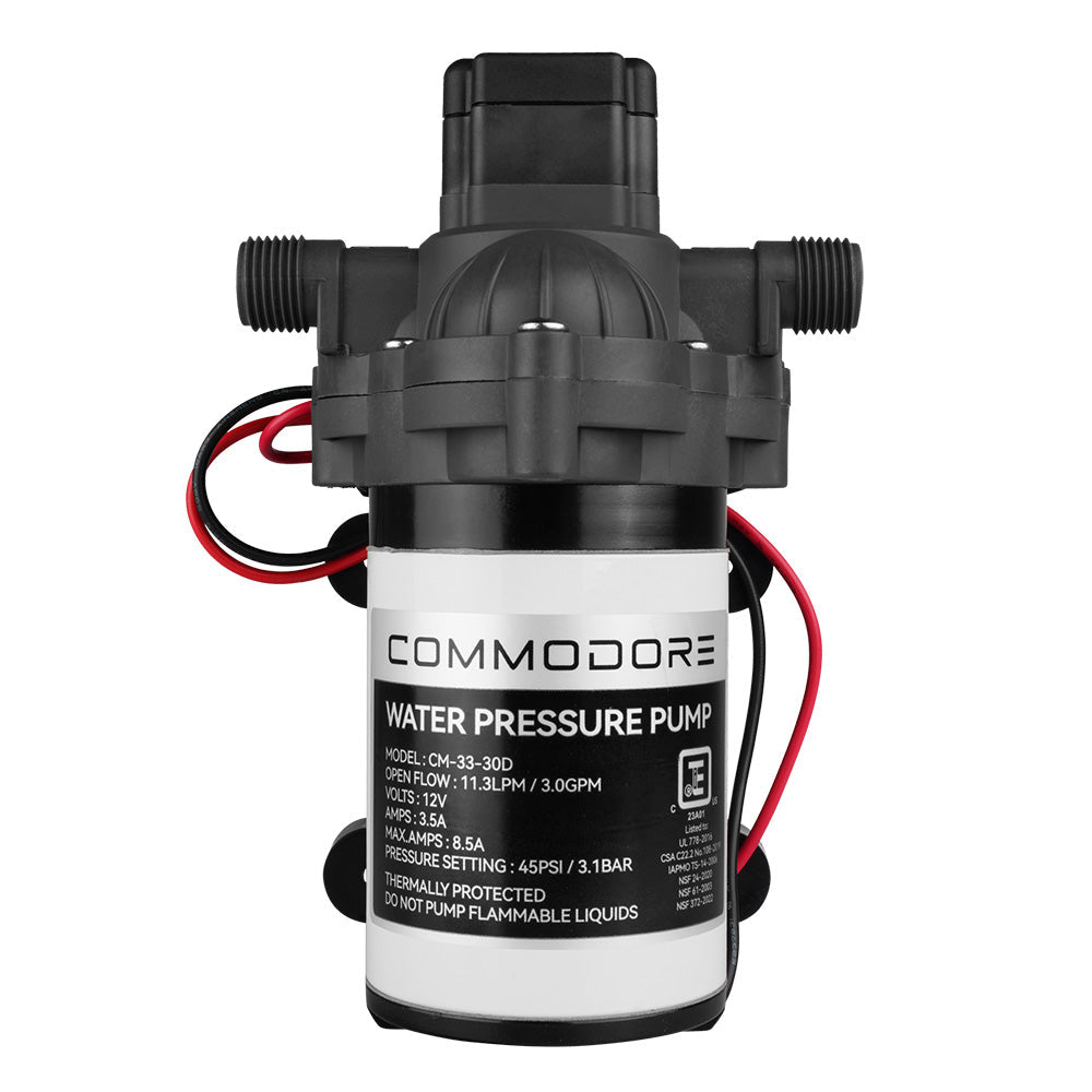 Commodore 30 GPM Water Pump 12V CM3330D