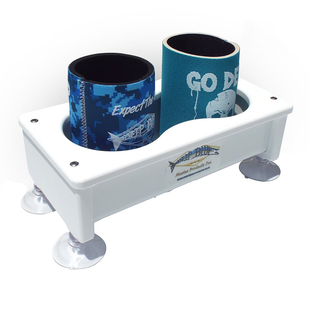 Deep Blue Marine Double Cup HolderStorage Box DH2