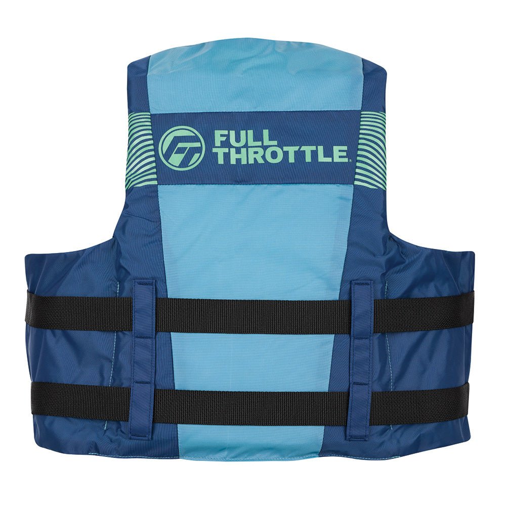 Full Throttle Adult Nylon Life Jacket LXL Blue 11220050005026