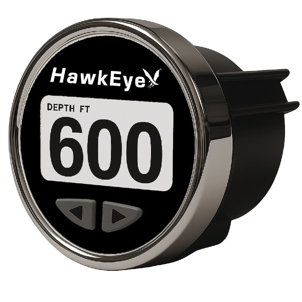 HawkEye DepthTrax Edge InDash Depth Finder HD Color Display 600 Max Depth TM Transducer DT3BXTM