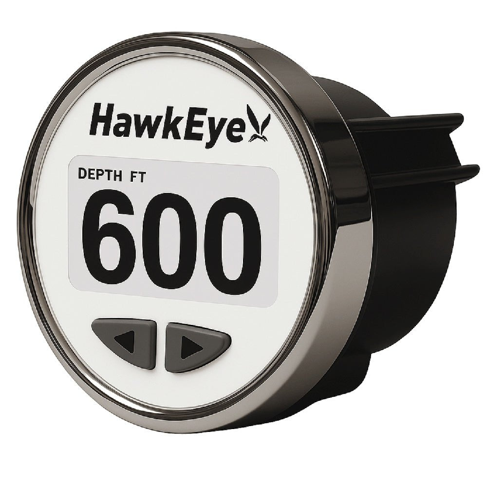 HawkEye DepthTrax Edge InDash Depth Finder HD Color Display 600 Max Depth TM Transducer DT3BXTM
