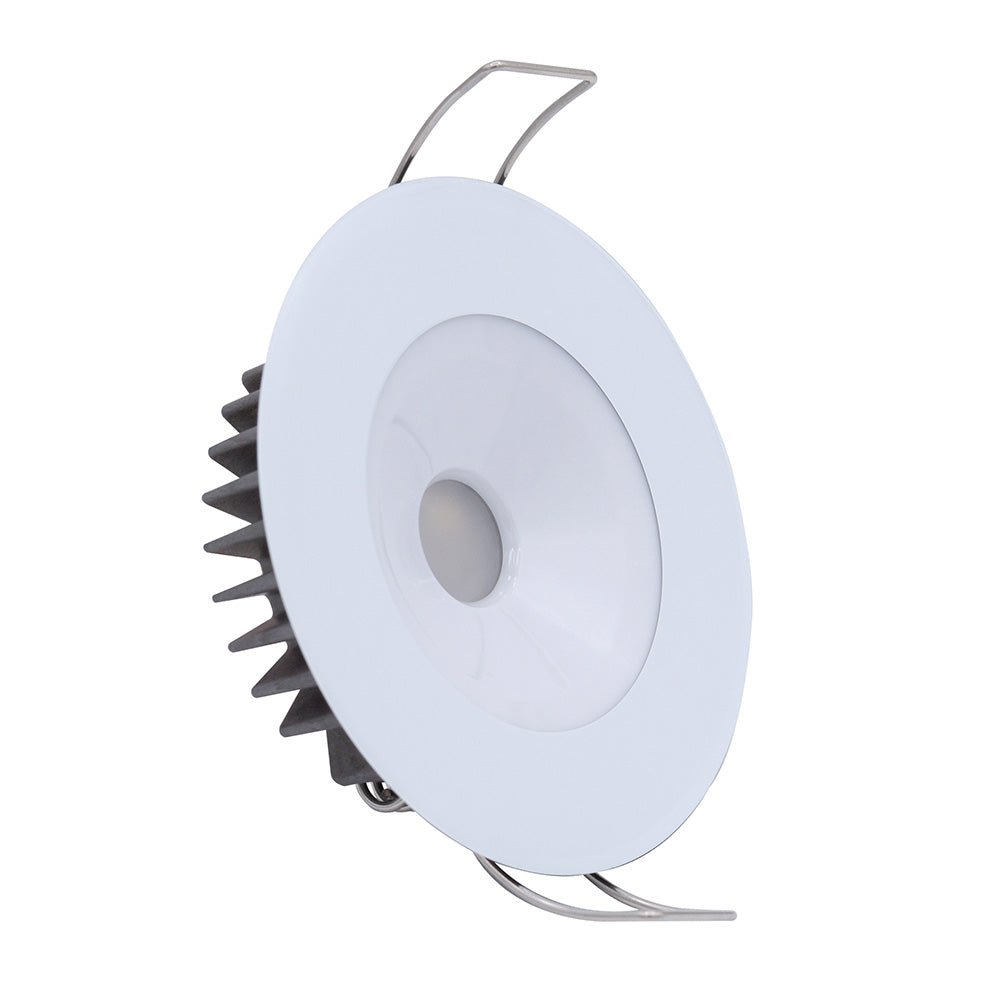 Lumitec Illusion Flush Mount LED Down Light Spectrum RGBW Cool White White Housing 117127