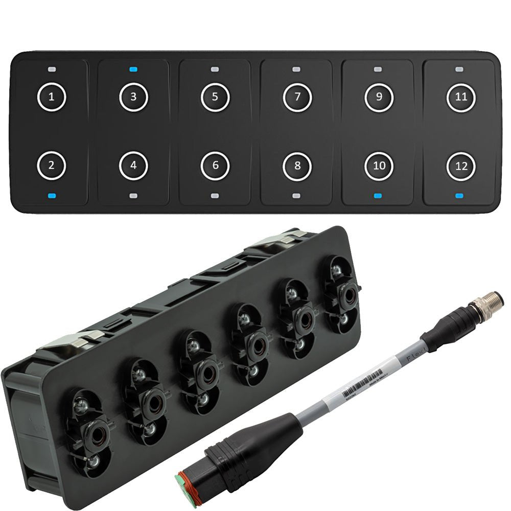 Maretron CKM12 Keypad wCKM to NMEA 2000 Adapter Cable 02M Horizontal Orientation A38022