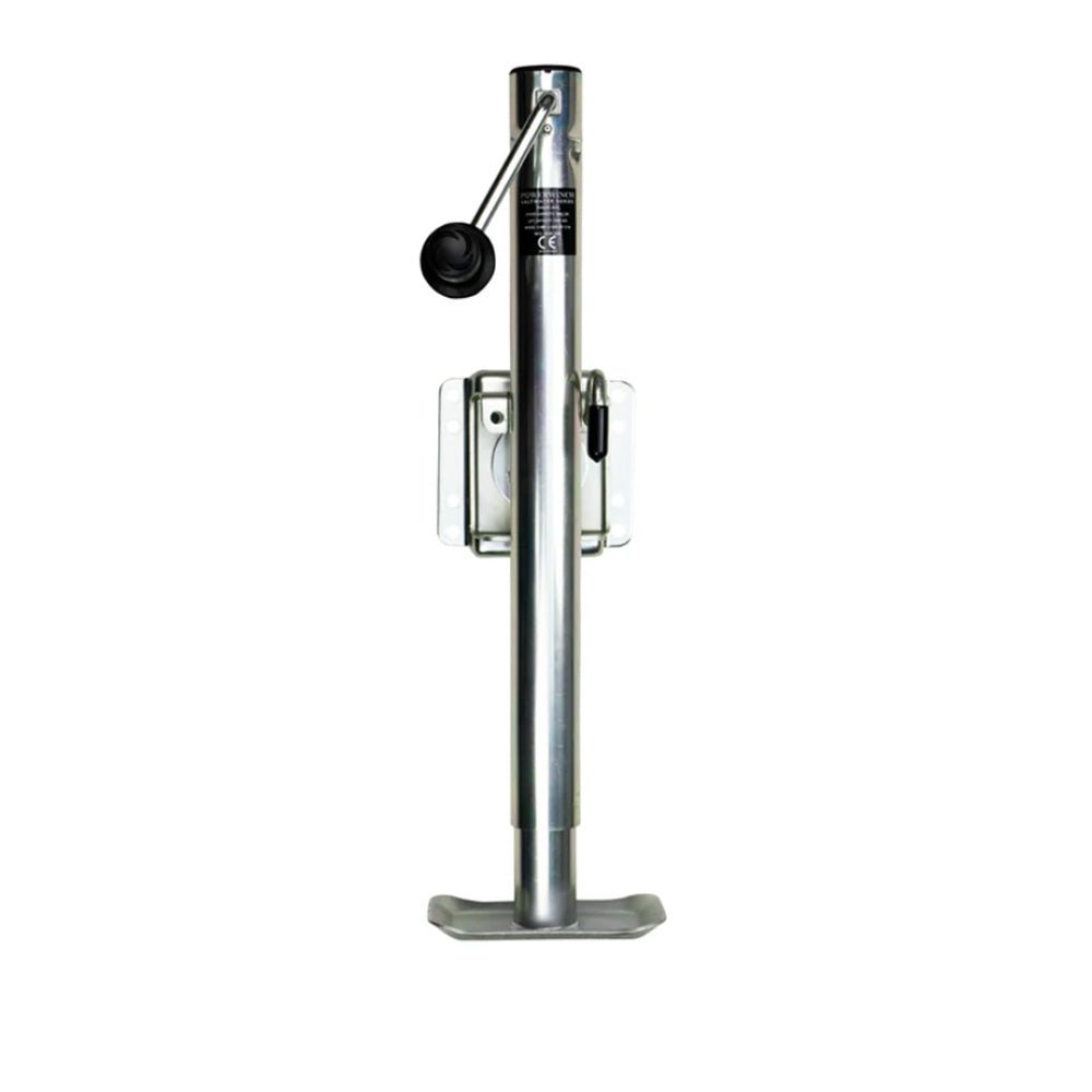 Powerwinch Saltwater Series Jack 2500lb BoltOn Flat Plate Zinc 500 HR Salt Spray 21600J2500BFZR