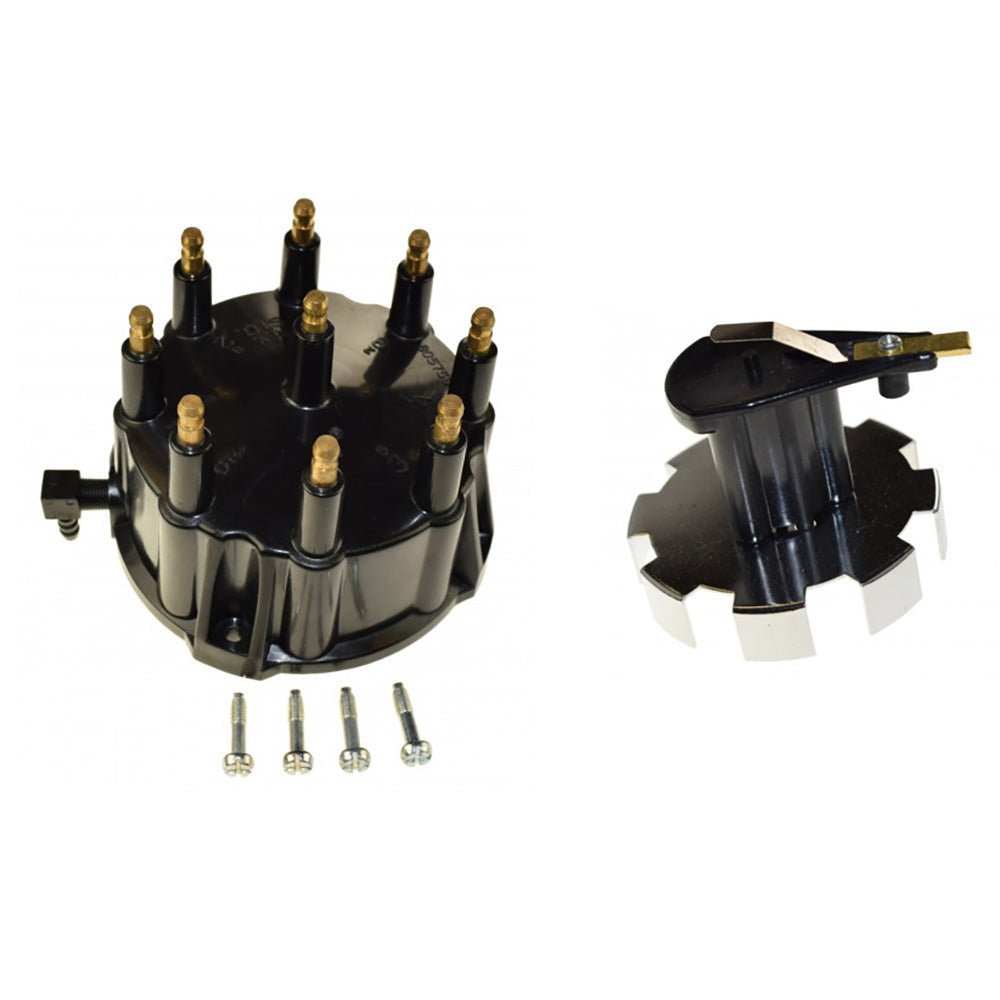 Regitar USA Distributor Cap fGM V8 Engines wThunderbolt IV V HEI Ignitions RMR001