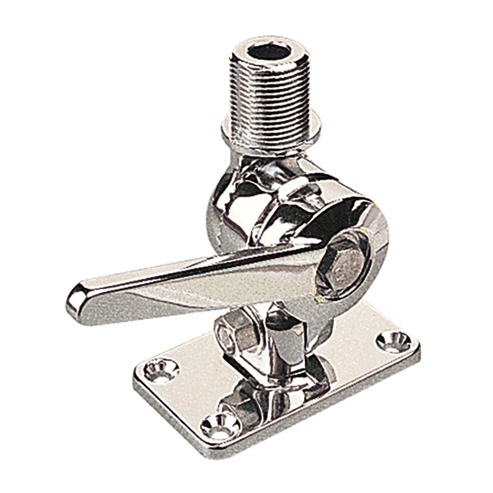 SeaDog Adjustable Antenna Base Die Cast Zinc Chrome Plated 3293001