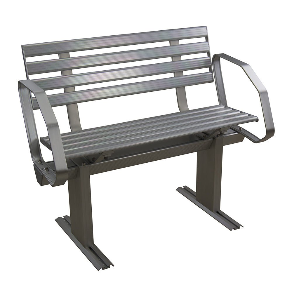 Springfield Aluminum Dock Bench wArms 10990502A