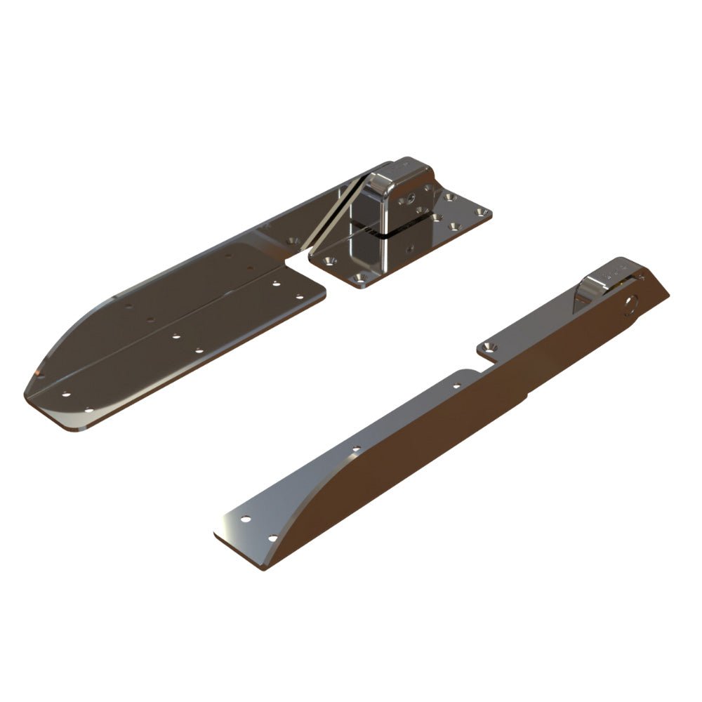 TACO Command Ratchet Hinge 1812 316 Stainless Steel Polished wHard Stop H250048