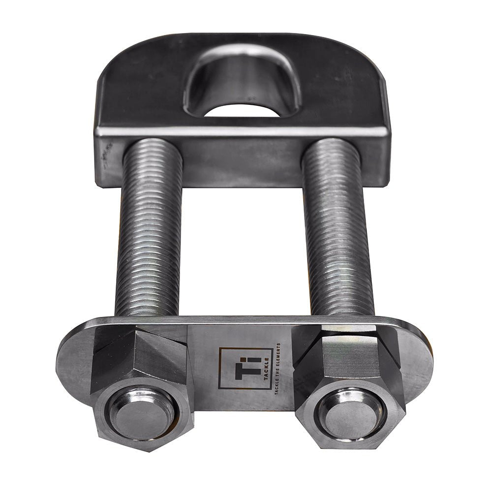 TiTackle Titanium Transom D Ring 6 Long Stud TTTRANSOMDRING