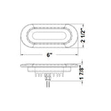 Scandvik Flush Mount Spreader Light  1030V  White 41343P