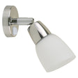 Scandvik SS Reading Light wFrosted Glass Shade  1030V 41365P
