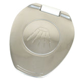 Scandvik White  SS Recessed Transom Shower HandleHose  VerticalHorizontal Mount  6 Hose 12131