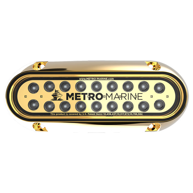 Metro Marine HighOutput Elongated Underwater Light wIntelligent Monochromatic LEDs  Aqua 90 Beam FBME1HA390