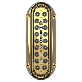 Metro Marine HighOutput Elongated Vertical Mount Light wIntelligent Monochromatic LEDs  Blue 90 Beam FBME1VB390