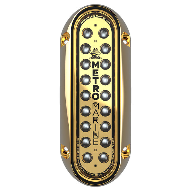 Metro Marine HighOutput Elongated Vertical Mount Light wIntelligent Monochromatic LEDs  Aqua 45 Beam FBME1VA345