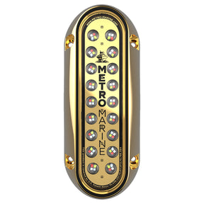 Metro Marine HighOutput Elongated Vertical Mount Light wIntelligent Full Spectrum LEDs  RGBW 90 Beam FBME1VFS90